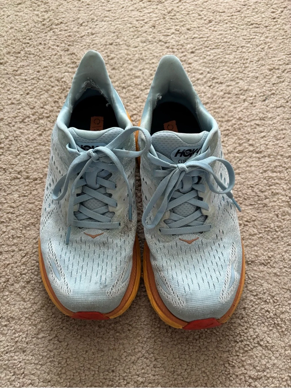 HOKA Women’s Clifton 8 Sneakers Size 8 Wide